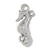 Zinc Alloy with Crystal Rhinestone Charms RB-OY001-68P-1