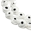 Handmade Evil Eyes Lampwork Beads Strands LAMP-H001-11A-01-3