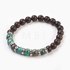 Natural Ocean Jasper Stretch Bracelets BJEW-JB03824-06-1