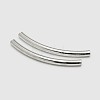 Tube 925 Sterling Silver Beads STER-O021-03-31x2mm-1