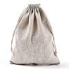 Cotton Packing Pouches Drawstring Bags ABAG-R011-15x20-1