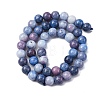Ombre Effect Dyed Glass Beads Strands GLAA-T031-01O-04-3