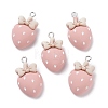 Opaque Resin Pendants X1-RESI-F030-03-1