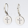 304 Stainless Steel Dangle Earrings EJEW-JE02783-03-1