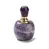 Natural Amethyst Dropper Bottles DJEW-K024-01G-03-2