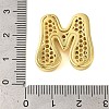 Rack Plating Brass Micro Pave Clear Cubic Zirconia Perdants KK-C067-11G-M-3