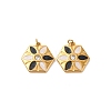 304 Stainless Steel Rhinestone Pendants STAS-U061-14G-01-1