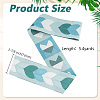 5M Leaf Jacquard Polyester Ribbon OCOR-WR0002-20B-2