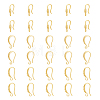 30Pcs 3 Style Rack Plating Brass Earring Hooks KK-DC0002-02-1