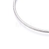 304 Stainless Steel Plain Bangles For Women BJEW-N033-03P-3