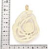 Alloy Pave Resin Big Pendants PALLOY-N179-75MG-3