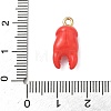 Alloy Enamel Pendants ENAM-F156-06G-02-3