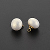 ABS Plastic Imitation Pearl Pendants KK-N242-019-4