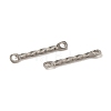 Non-Tarnish 304 Stainless Steel Connector Charms STAS-Q323-02C-P-2