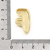 Brass Slide Charms KK-Z163-01G-F-3
