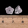 Baking Paint Transparent Glass Beads GLAA-T025-81C-09-3