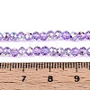 Transparent Glass Beads Strands LS-EGLA-N016-3mm-03-4