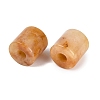 Natural Topaz Jade European Beads G-P520-05T-3