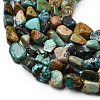 Natural HuBei Turquoise Beads Strands G-B161-B09-4