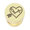 Constellation Golden Tone Wax Seal Brass Stamp Heads STAM-P002-02G-06-1
