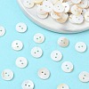 2-Hole Shell Flat Round Buttons X-BUTT-P012-11-5