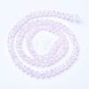 Electroplate Glass Beads Strands EGLA-A044-J6mm-B02-2