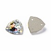 Rounded Triangle Shape Sew on Rhinestone RGLA-C001-11A-3