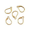 Ion Plating(IP) 304 Stainless Steel Leverback Earring Findings LS-STAS-K233-04G-01A-1