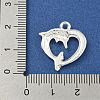 Alloy Micro Pave Clear Cubic Zirconia Pendants FIND-Z061-04S-02-3