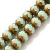 Opaque Solid Color Glass Beads Strands GLAA-G098-02A-1