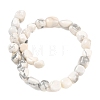Natural Howlite Beads Strands GG-CBA9392-10-5