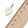 Natural Freshwater Shell Carved Pendants PALLOY-JF05288-02-4