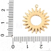 304 Stainless Steel Rhinestone Pendants STAS-D264-05G-3