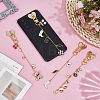 4Pcs Alloy Enamel Pendant Decorations HJEW-PH02418-4