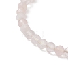 Natural Gemstone Beaded Cuff Bangles BJEW-JB13326-6