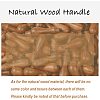 DIY Wood Wax Seal Stamp AJEW-WH0131-108-3