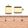 304 Stainless Steel Pendant Cabochon Component STAS-Q113-19C-G-3