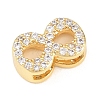 Brass Micro Pave Cubic Zirconia Pendants KK-B167-22G-8-2