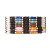 8Pcs Glass Seed Beads Stretch Bracelets for Women Men BJEW-MZ00275-3
