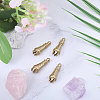 4Pcs Brass Cord Ends KK-CA0003-73B-3