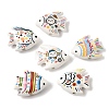 Printed Handmade Porcelain Beads PR-CBAB8C6-02-1