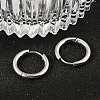 202 Stainless Steel Huggie Hoop Earrings X-EJEW-F111A-16mm-P-3