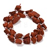 Natural Red Jasper Beads Strands GG-CBA0B77-A22-02-5