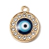 Alloy Rhinestone Pendants FIND-B068-01G-1