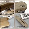 1Pc Oval Polyester Eyeglass Cases AJEW-CN0007-32C-6
