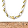 2Pcs 2 Colors Twisted Polyester Cord Necklace Making NJEW-JN06544-5
