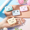 4 Bags 4 Colors Plastic Contact Lens Care Tool Set AJEW-TAD0001-02-6