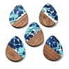 Resin and Walnut Pendants FIND-R051-04A-1