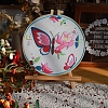 Butterfly Pattern DIY Embroidery Starter Kits PW-WG25162-05-1