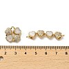 Valentine's Day Brass Micro Pave Clear Cubic Zirconia Connector Charms KK-K355-39G-3